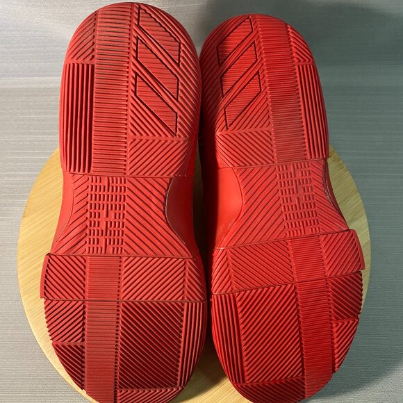 Mens Adidas Dame 3 Roots Red Octobers Sz 10.5 Mens Basketball Shoes A0403 - Picture 7 of 8